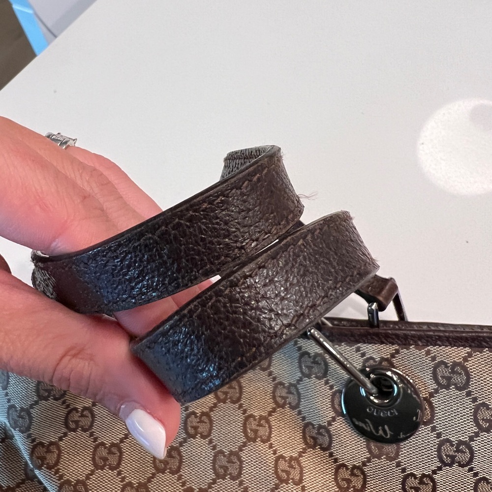 Gucci Monogram Small Eclipse Tote - image 8